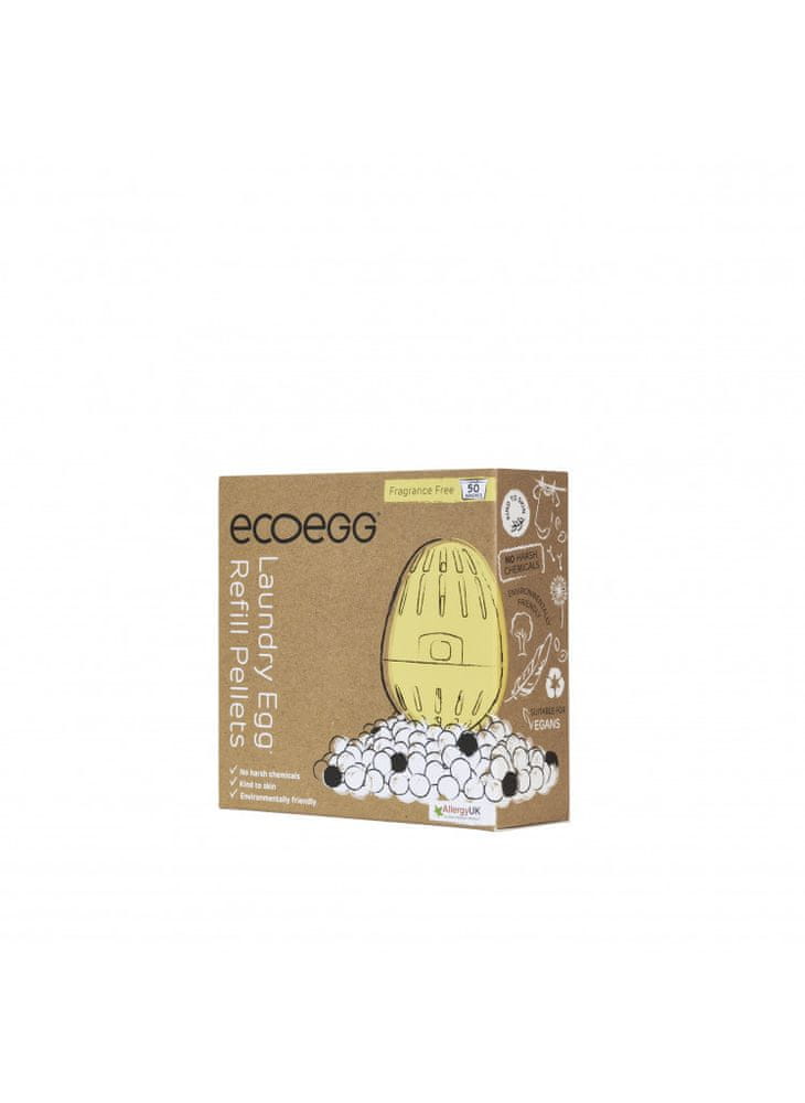 Ecoegg Náhradná náplň pre pracie vajíčko bez vône - na 50 pracích cyklov - ZĽAVA ZA POŠKODENÚ KRABIČKU